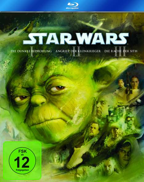 Star Wars: Episode I-III (Blu-ray), 3 Blu-ray Discs