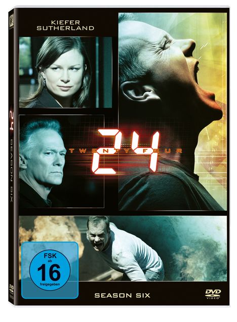 24 Season 6, 6 DVDs