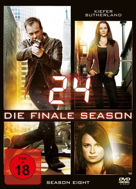 24 Season 8 (finale Staffel), 6 DVDs
