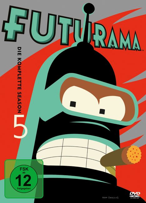 Futurama Season 5, 2 DVDs