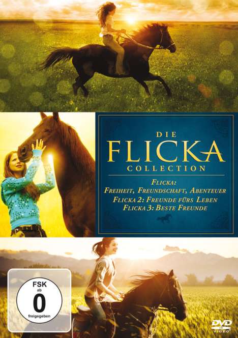 Flicka 1-3, 3 DVDs