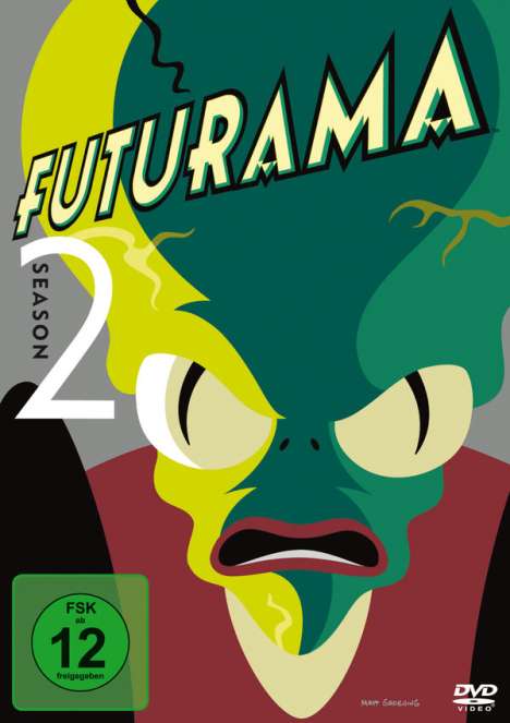 Futurama Season 2, 4 DVDs