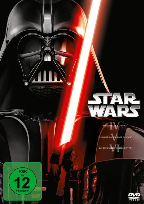 Star Wars Episode IV-VI, 3 DVDs