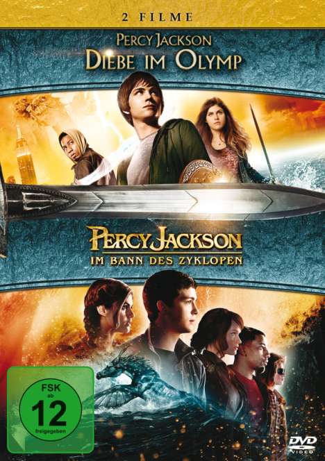 Percy Jackson 1 &amp; 2, 2 DVDs