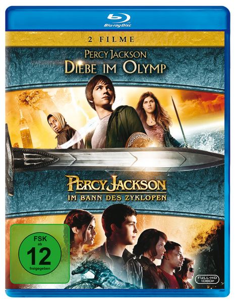 Percy Jackson 1 &amp; 2 (Blu-ray), 2 Blu-ray Discs