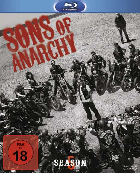Sons of Anarchy Season 5 (Blu-ray), 3 Blu-ray Discs