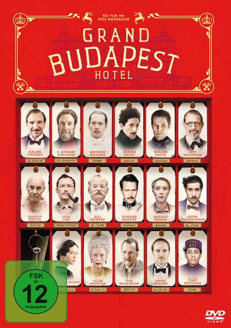 Grand Budapest Hotel, DVD