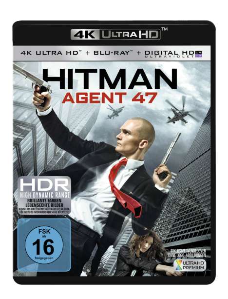 Hitman: Agent 47 (Ultra HD Blu-ray &amp; Blu-ray), 1 Ultra HD Blu-ray und 1 Blu-ray Disc
