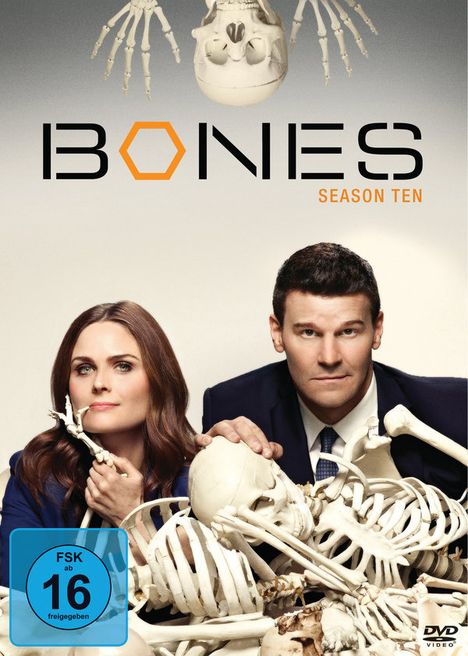 Bones - Die Knochenjägerin Staffel 10, 6 DVDs