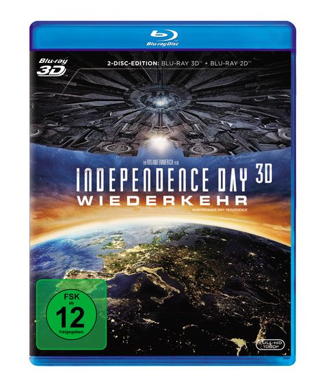 Independence Day 2 - Wiederkehr (3D &amp; 2D Blu-ray), 2 Blu-ray Discs