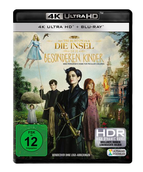 Die Insel der besonderen Kinder (Ultra HD Blu-ray &amp; Blu-ray), 1 Ultra HD Blu-ray und 1 Blu-ray Disc