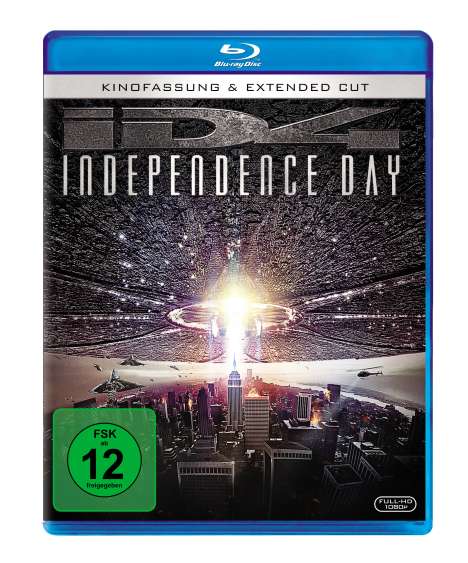 Independence Day (Extended Cut) (Blu-ray), Blu-ray Disc