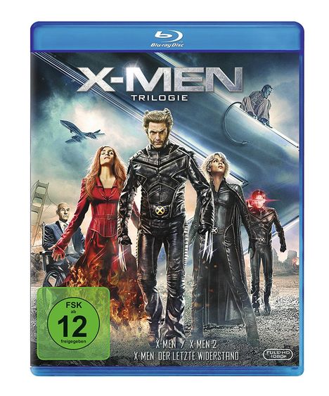 X-Men 1-3 (Trilogie) (Blu-ray), 3 Blu-ray Discs