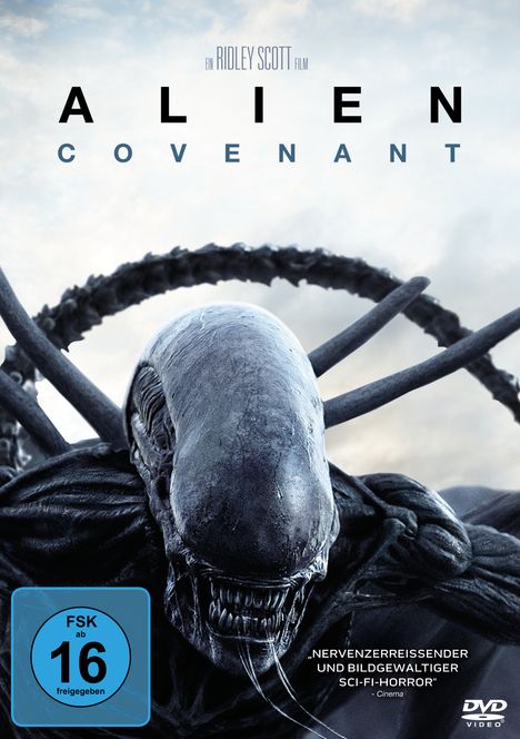 Alien: Covenant, DVD
