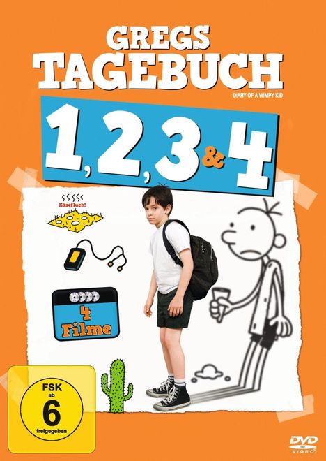 Gregs Tagebuch 1-4, 4 DVDs