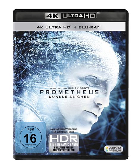 Prometheus - Dunkle Zeichen (Ultra HD Blu-ray &amp; Blu-ray), 1 Ultra HD Blu-ray und 1 Blu-ray Disc