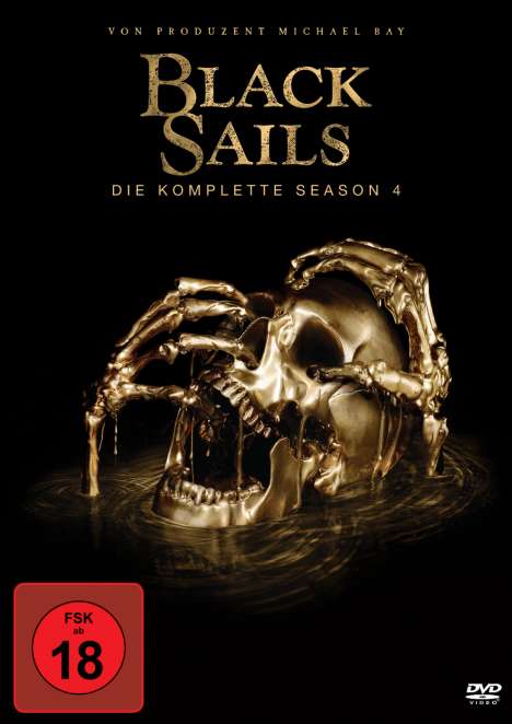 Black Sails Staffel 4 (finale Staffel), 4 DVDs
