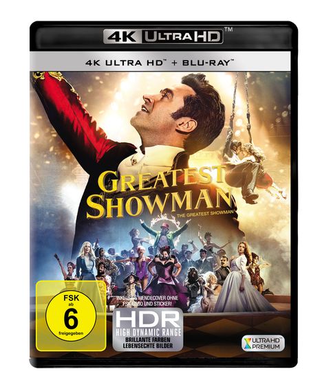 The Greatest Showman (Ultra HD Blu-ray &amp; Blu-ray), 1 Ultra HD Blu-ray und 1 Blu-ray Disc