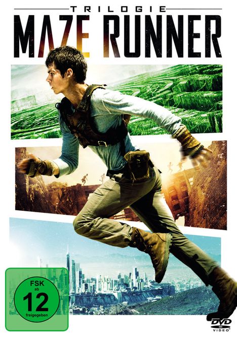 Maze Runner Trilogie, 3 DVDs