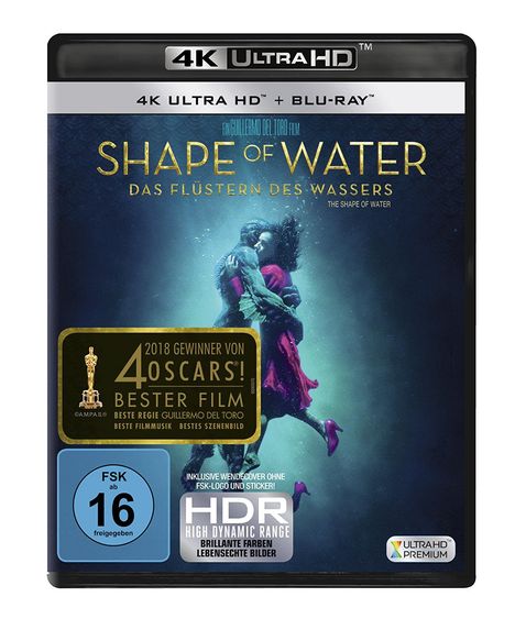 Shape of Water (Ultra HD Blu-ray &amp; Blu-ray), 1 Ultra HD Blu-ray und 1 Blu-ray Disc