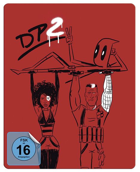 Deadpool 2 (Blu-ray im Steelbook), 2 Blu-ray Discs