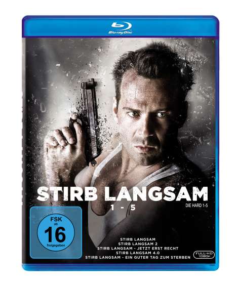 Stirb langsam 1-5 (Blu-ray), 5 Blu-ray Discs