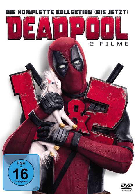 Deadpool 1 &amp; 2, 2 DVDs