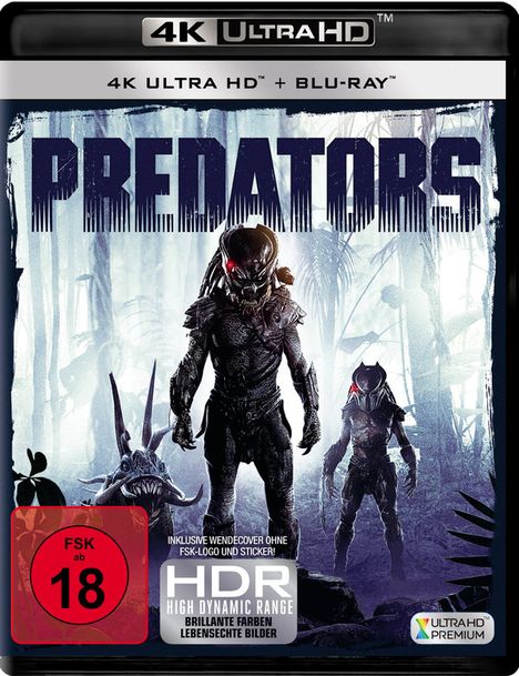 Predators (Ultra HD Blu-ray &amp; Blu-ray), 1 Ultra HD Blu-ray und 1 Blu-ray Disc