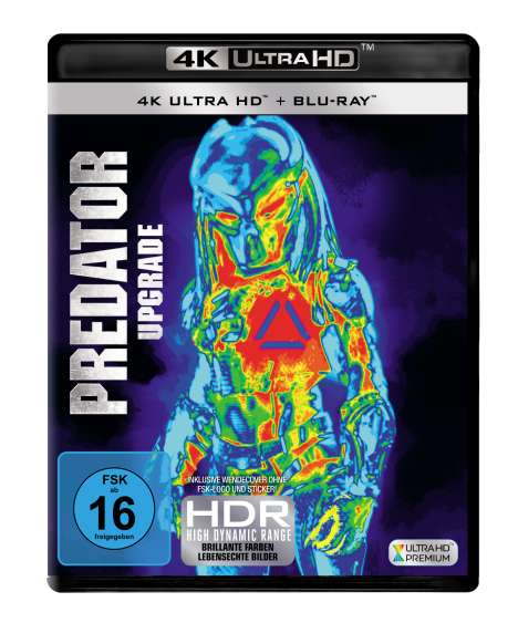 Predator - Upgrade (Ultra HD Blu-ray &amp; Blu-ray), 1 Ultra HD Blu-ray und 1 Blu-ray Disc