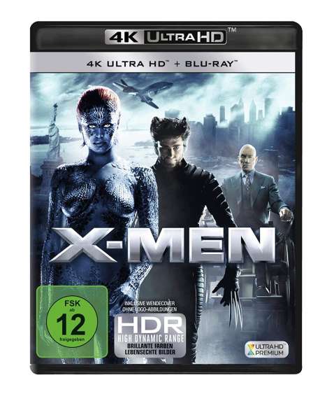 X-Men (Ultra HD Blu-ray &amp; Blu-ray), 1 Ultra HD Blu-ray und 1 Blu-ray Disc