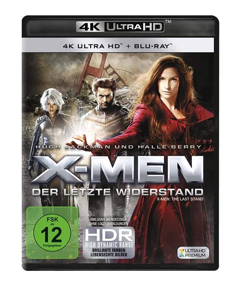 X-Men 3: Der letzte Widerstand (Ultra HD Blu-ray &amp; Blu-ray), 1 Ultra HD Blu-ray und 1 Blu-ray Disc