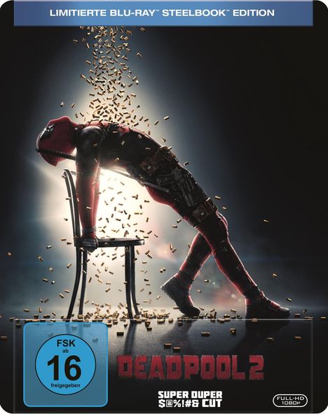 Deadpool 2 (Flashdance-Artwork) (Blu-ray im Steelbook), Blu-ray Disc