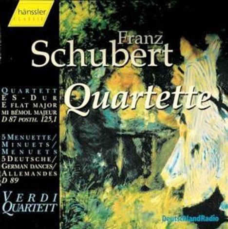 Franz Schubert (1797-1828): Streichquartett Nr.10, CD