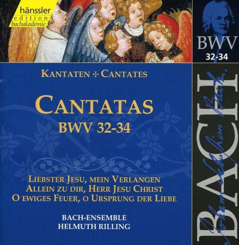Johann Sebastian Bach (1685-1750): Die vollständige Bach-Edition Vol.11 (Kantaten BWV 32-34), CD