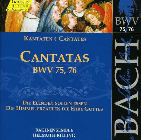 Johann Sebastian Bach (1685-1750): Die vollständige Bach-Edition Vol.24 (Kantaten BWV 75 &amp; 76), CD