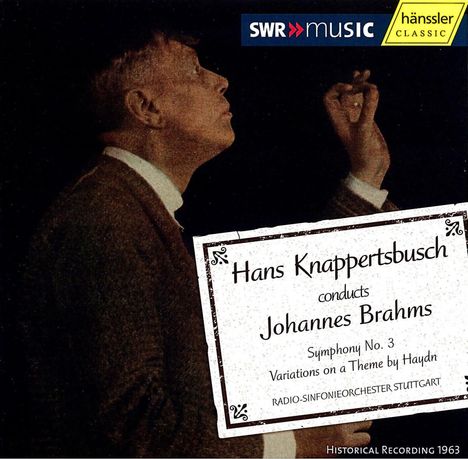 Hans Knappertsbusch dirigiert Brahms, CD