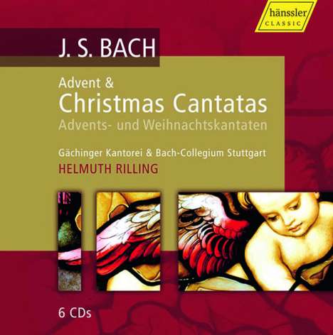 Johann Sebastian Bach (1685-1750): Kantaten BWV 36,40,57,61-65,91,110,121-123,132,133,151,191, 6 CDs