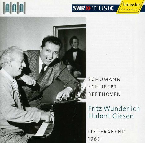 Fritz Wunderlich &amp; Hubert Giesen - Liederabend 1965, CD