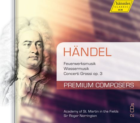 Georg Friedrich Händel (1685-1759): Feuerwerksmusik HWV 351, 2 CDs