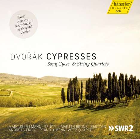 Antonin Dvorak (1841-1904): Zypressen (Originalversion als Liederzyklus), 2 CDs