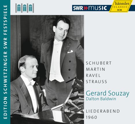 Gerard Souzay - Liederabend 1960 (Schwetzinger Festspiele), CD