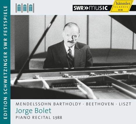 Jorge Bolet - Piano Recital 1988 (Schwetzinger Festspiele), CD