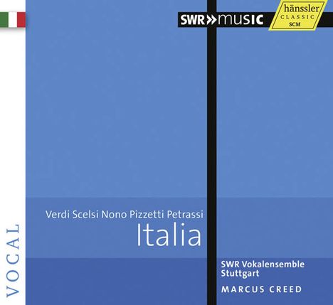 SWR Vokalensemble Stuttgart - Italia, CD