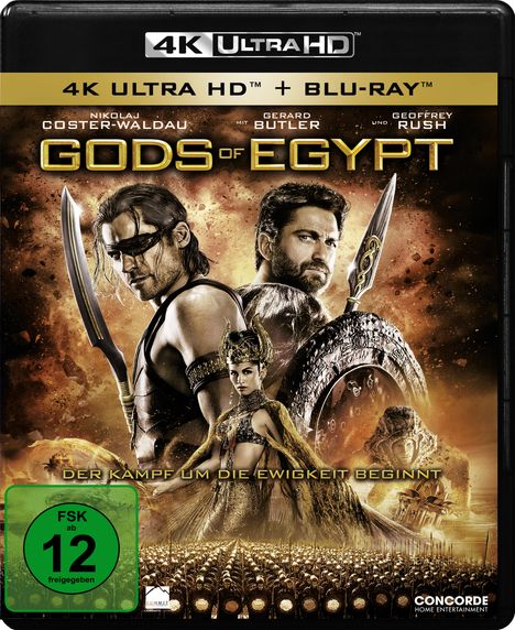 Gods Of Egypt (Ultra HD Blu-ray &amp; Blu-ray), 1 Ultra HD Blu-ray und 1 Blu-ray Disc