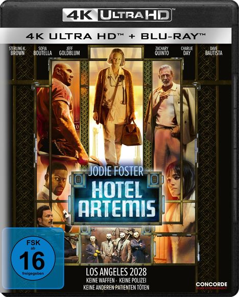 Hotel Artemis (Ultra HD Blu-ray &amp; Blu-ray), 1 Ultra HD Blu-ray und 1 Blu-ray Disc