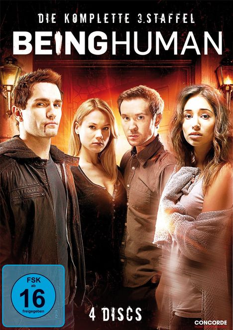 Being Human Season 3, 4 DVDs