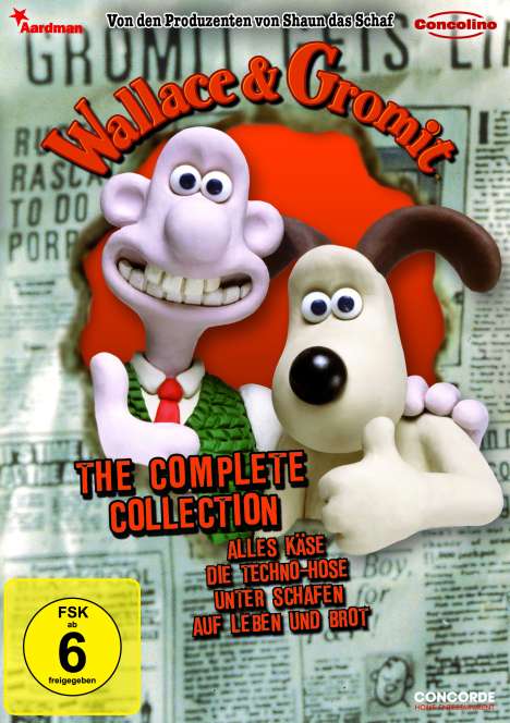 Wallace und Gromit: The Complete Collection, DVD