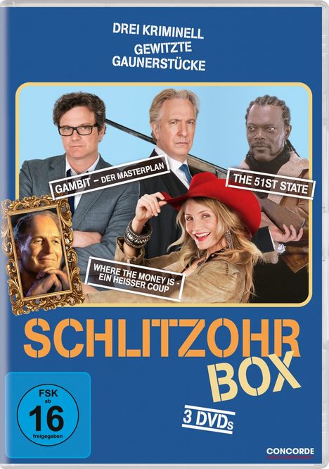 Schlitzohr-Box (3 Filme), 3 DVDs