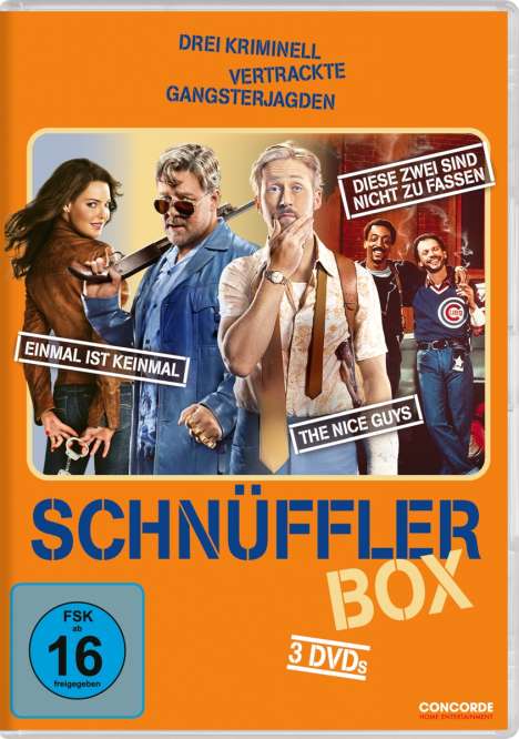 Schnüffler-Box (3 Filme), 3 DVDs