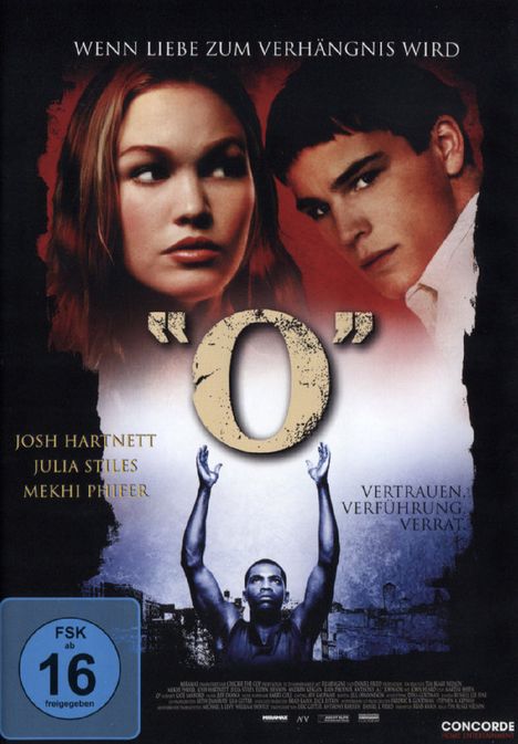 "O" (Othello), DVD
